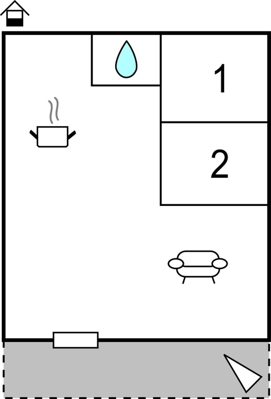 Lovely Apartment In Vir With Kitchen 外观 照片